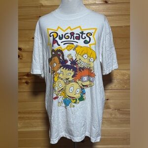 Nickelodeon Rugrats 2021 White Tee Size Large